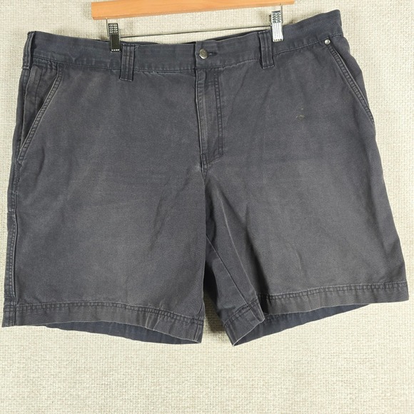 columbia sportswear Other - Columbia Sportswear Mens 42 Faded Black Cotton Canvas Utility Hiking‎ Shorts 42